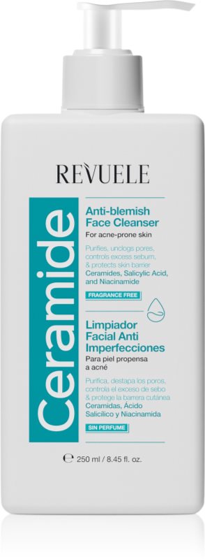 Revuele Ceramide Anti-Blemish Face Cleanser gel de curățare pentru ten acneic 250 ml