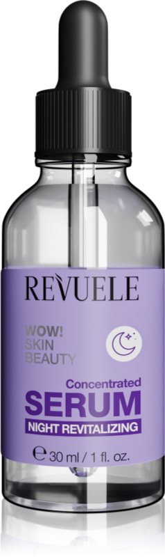 Revuele WOW! Skin Beauty Concentrated Serum Night Revitalizing ser impotriva ridurilor cu efect de hidratare 30 ml