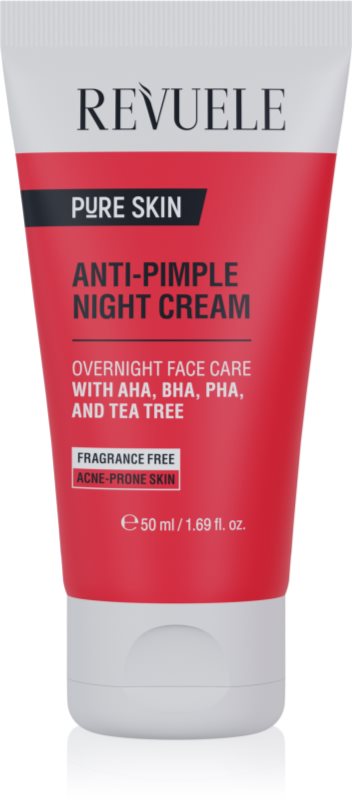 Revuele Pure Skin Anti-Pimple crema de noapte impotriva acneei 50 ml