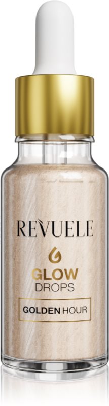 Revuele Glow Drops Golden Hour ser cu efect iluminator corp si fata 20 ml