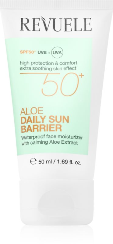 Revuele Aloe Daily Sun Barrier SPF 50+ crema de zi calmanta SPF 50+ 50 ml