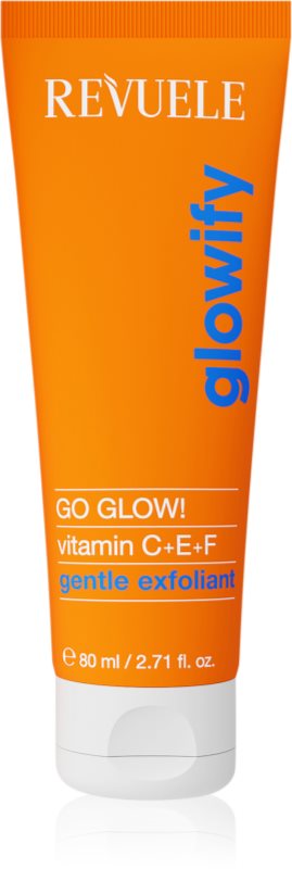 Revuele Glowify Go Glow! crema delicata pentru exfoliere pentru o piele mai luminoasa 80 ml