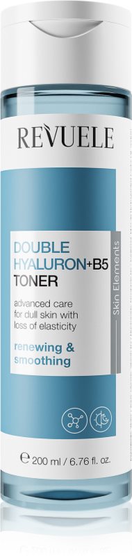 Revuele Double Hyaluron + B5 Toner tonic hidratant cu efect revitalizant 200 ml