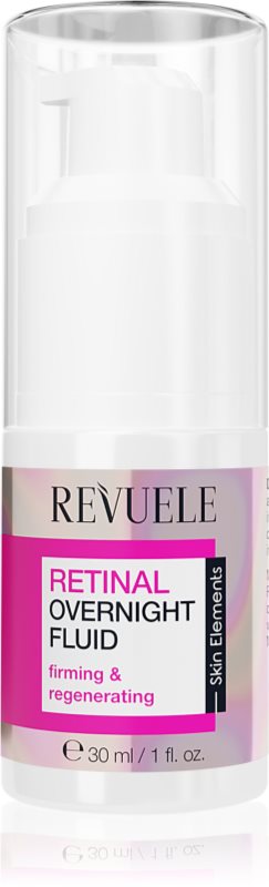Revuele Retinal Overnight Fluid fluid pentru intinerirea pielii pentru strălucirea și netezirea pielii 30 ml