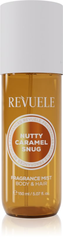 Revuele Nutty Caramel Snug Fragrance Mist brumă parfumată pentru corp si par pentru femei 150 ml