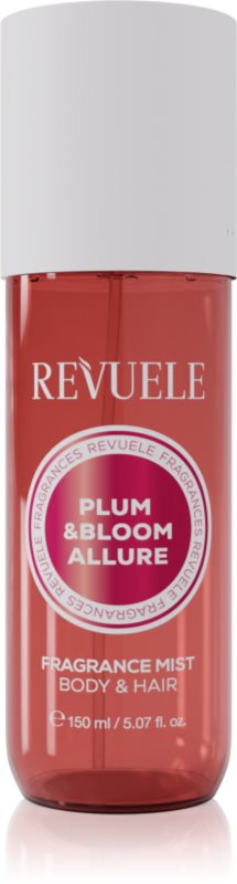 Revuele Plum & Bloom Allure Fragrance Mist brumă parfumată pentru corp si par pentru femei 150 ml