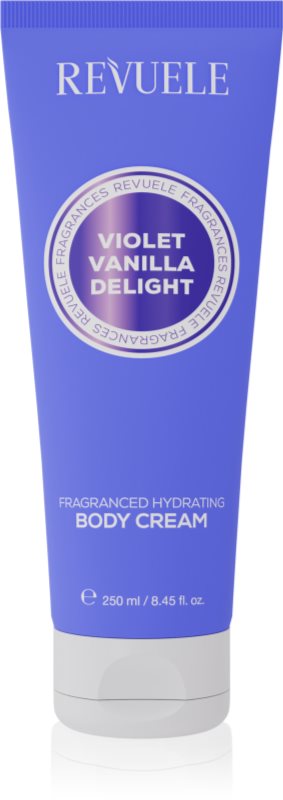 Revuele Violet Vanilla Delight Fragranced Hydrating Body Cream crema de corp hidratanta pentru femei 250 ml