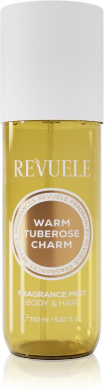 Revuele Warm Tuberose Charm Fragrance Mist brumă parfumată pentru corp si par pentru femei 150 ml