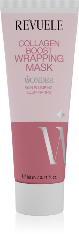 Revuele Wonder Collagen Boost Wrapping Mask Masca de noapte pentru strălucirea și netezirea pielii 80 ml