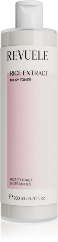 Revuele Rice Extract Milky Toner loțiune tonică cu lapte reface bariera protectoare a pielii 200 ml