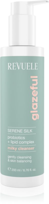 Revuele Glazeful Milky Cleanser Serene Silk lapte demachiant delicat cu efect calmant 200 ml