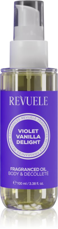 Revuele Violet Vanilla Delight Fragranced Oil ulei parfumat pentru corp 100 ml