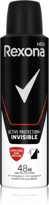 Rexona Men Active Protection+ spray anti-perspirant pentru barbati Invisible 150 ml
