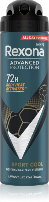 Rexona Men Advanced Protection Sport Cool spray anti-perspirant 72 ore pentru bărbați 150 ml
