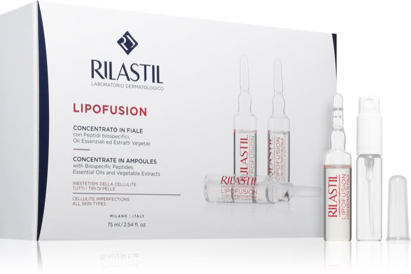 Rilastil Lipofusion ser pentru tratarea celulitei in fiole 10x7.5 ml