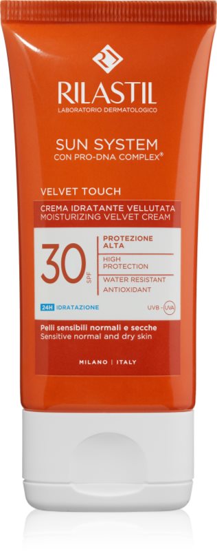 Rilastil Sun System Velvet Touch crema protectoare pentru fata SPF 30 50 ml