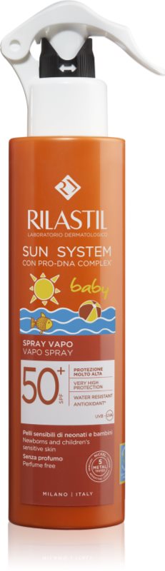 Rilastil Sun System Baby spray pentru protectie solara pentru copii SPF 50+ 200 ml