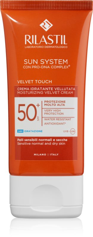 Rilastil Sun System Velvet Touch loțiune protectoare hidratantă SPF 50+ 50 ml