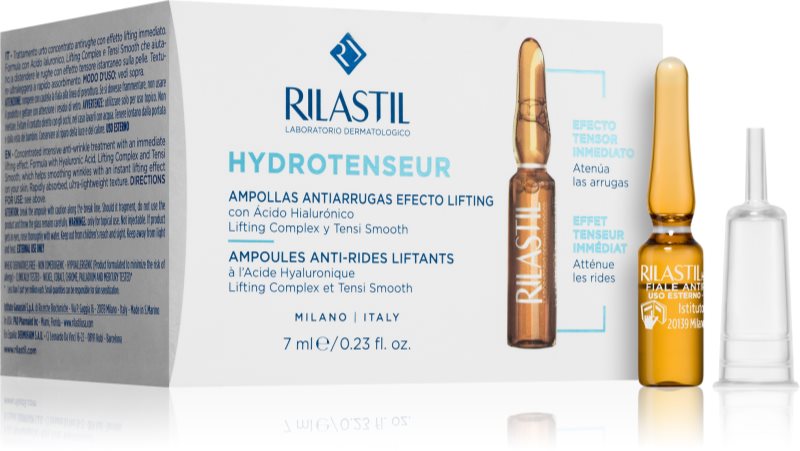Rilastil Hydrotenseur Fiole pentru regenerarea intensă a pielii cu efect lifting 7 ml