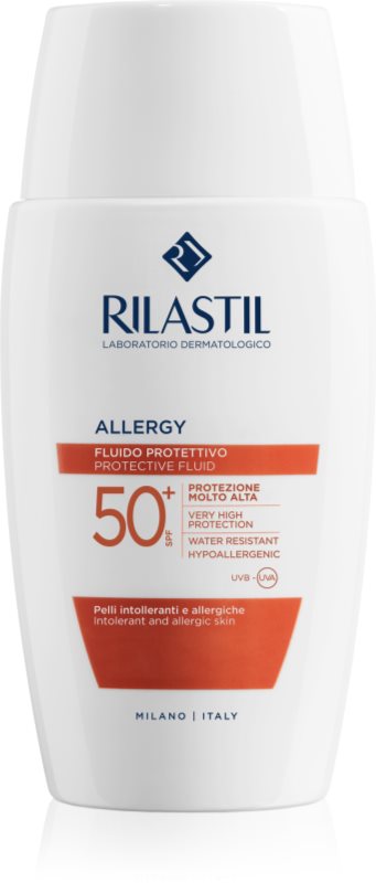 Rilastil Allergy lotiune de plaja pentru piele intoleranta SPF 50+ 50 g