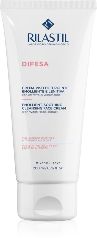Rilastil Difesa crema de curatare cu efect de calmare pentru piele sensibilă 200 ml