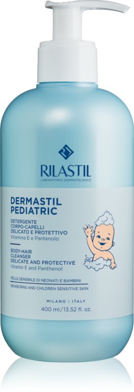 Rilastil Dermastil Pediatric gel de duș și șampon delicat pentru copii 400 ml