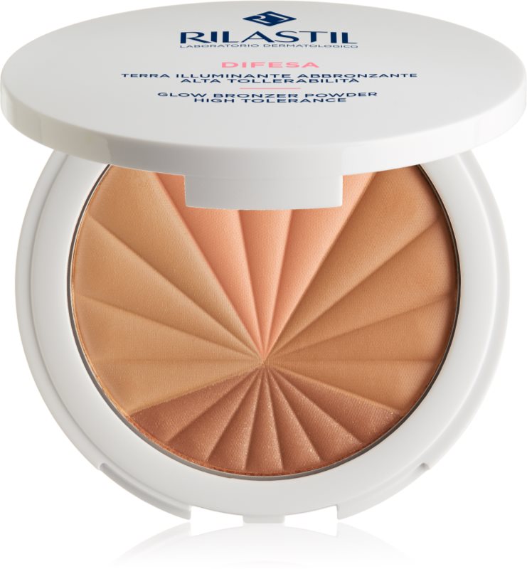Rilastil Difesa Make Up Glow pulberi pentru evidentierea bronzului 12 g