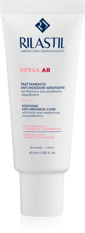 Rilastil Difesa AR crema calmanta împotriva roșeții tenului 40 ml