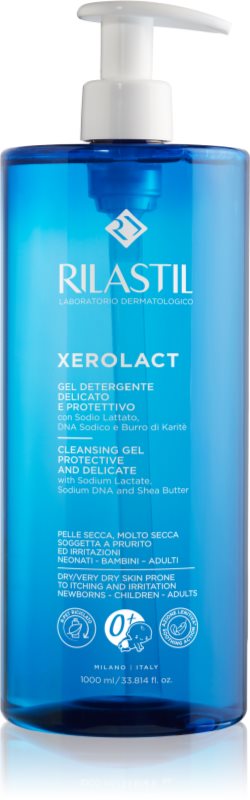Rilastil Xerolact Cleansing Gel gel de curățare blând pentru pielea uscata sau foarte uscata