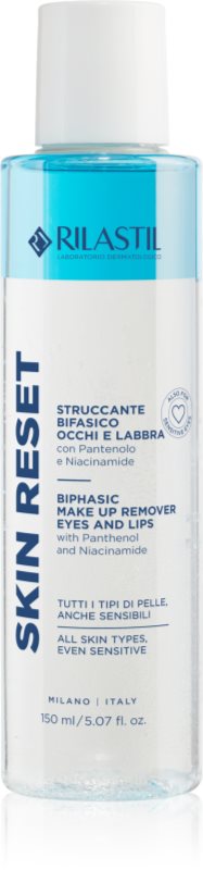 Rilastil Skin Reset două faze pentru îndepărtarea machiajului de pe ochi și buze 150 ml