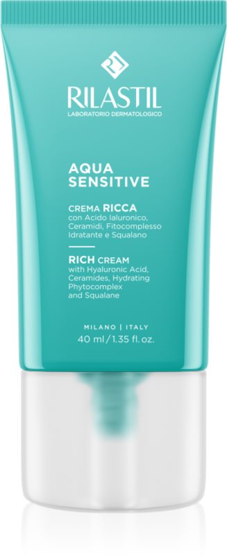 Rilastil Aqua Sensitive cremă hidratantă uscata si foarte uscata 40 ml