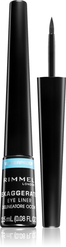 Rimmel Exaggerate Waterproof tus de ochi culoare 003 Glossy Black 2,5 ml