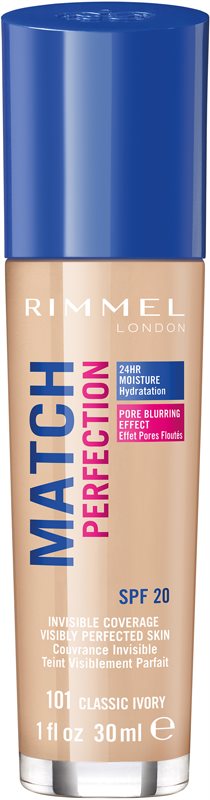 Rimmel Match Perfection fond de ten lichid SPF 20