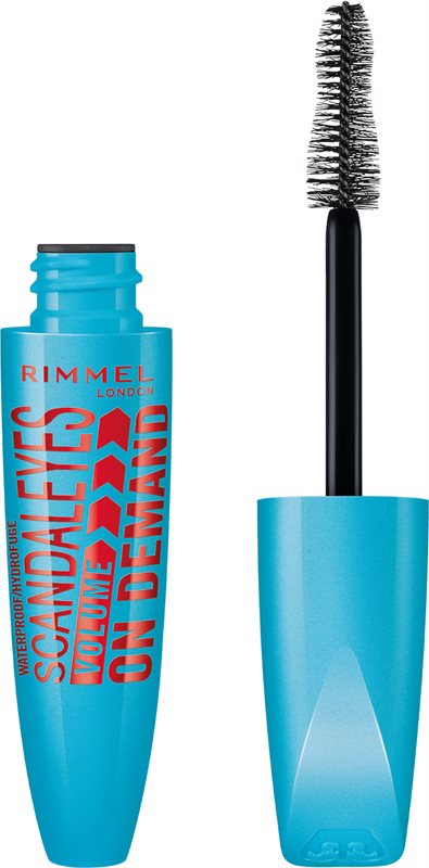 Rimmel ScandalEyes Volume On Demand mascara rezistent la apă, pentru volum culoare 001 Black 12 ml