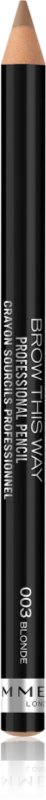 Rimmel Brow This Way creion pentru sprancene cu pensula