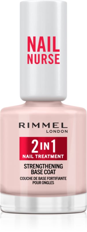 Rimmel Nail Nurse 2-in-1 lac intaritor de baza pentru unghii cu efect de întărire 12 ml