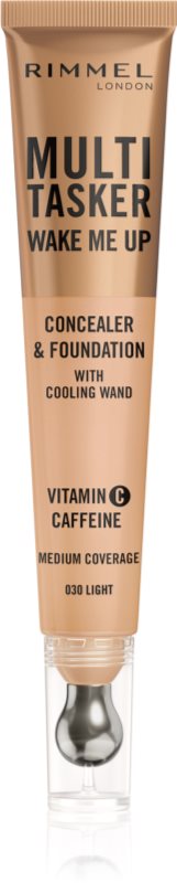 Rimmel Multi-Tasker Wake Me Up make-up si corector pentru o piele mai luminoasa