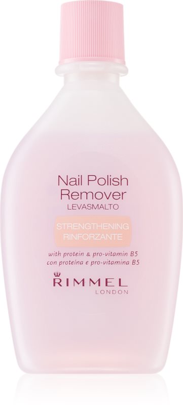 Rimmel Nail Polish Remover dizolvant pentru oja cu efect de întărire 100 ml