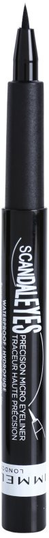Rimmel ScandalEyes Micro eyeliner impermeabil culoare 001 Black 1.1 ml