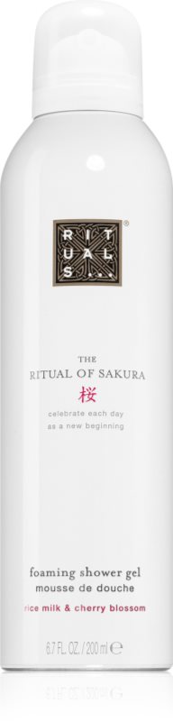 RITUALS The Ritual Of Sakura spumă pentru duș Rice Milk & Cherry Blossom 200 ml