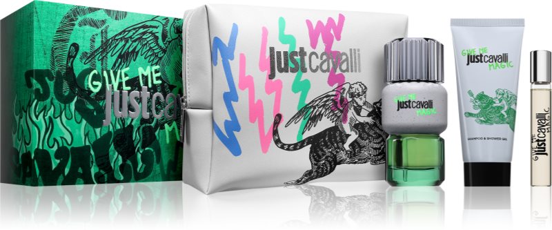 Roberto Cavalli Just Cavalli Give Me Magic For Him set cadou pentru bărbați
