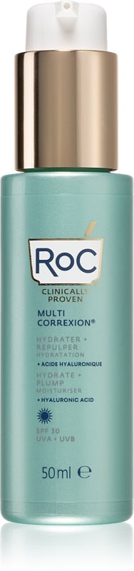 RoC Multi Correxion Hydrate & Plump crema intens hidratanta pentru fermitatea pielii SPF 30 50 ml