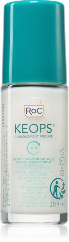 RoC Keops Roll-On Deodorant 0% Aluminium Deodorant roll-on pentru piele sensibila fără parfum 30 ml