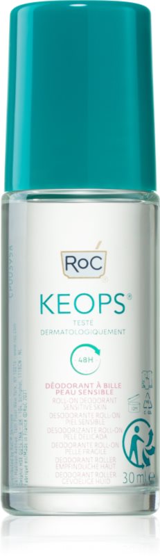 RoC Keops Sensitive Deodorant roll-on pentru piele sensibila 48h 30 ml