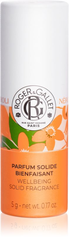 Roger & Gallet Néroli Wellbeing Solid Fragrance parfum compact pentru femei 5 g