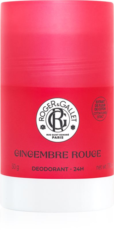 Roger & Gallet Gingembre Rouge deodorant fără conținut săruri de aluminiu pentru femei 50 g