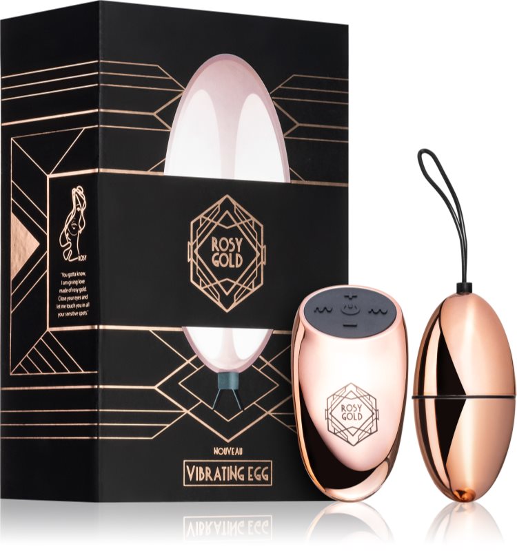 Rosy Gold Vibrating Egg ou vibrator 7 cm