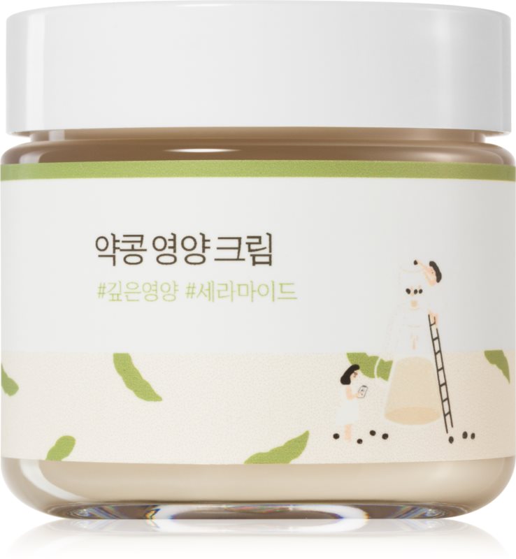 ROUND LAB Soybean Nourishing Cream crema puternic hidratanta cu efect antirid 80 ml