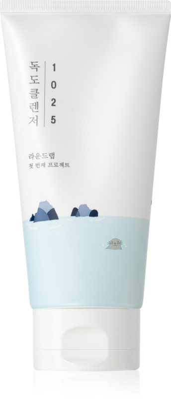 ROUND LAB 1025 Dokdo Cleanser crema de curatare sub forma de spuma pentru ten uscat și sensibil 150 ml