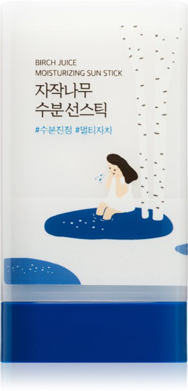 ROUND LAB Birch Juice Moisturizing Sun Stick baton cu protectie solara cu efect racoritor SPF 50+ 19 g